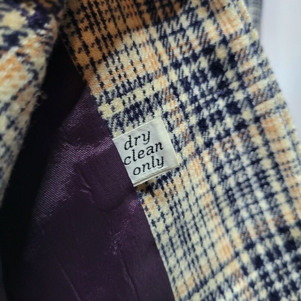 Vintage Pendleton Plaid Blazer Jacket Women's Woo… - image 6